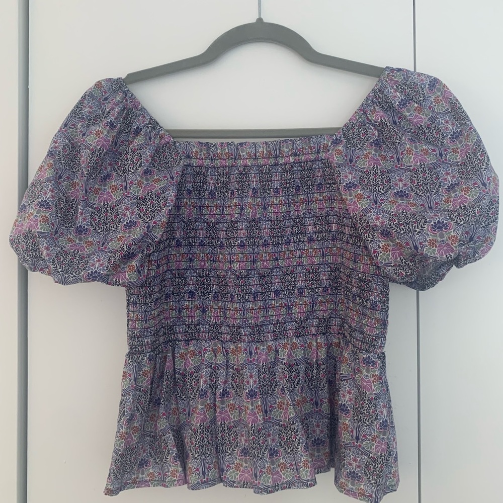 JCrew Liberty ruched top